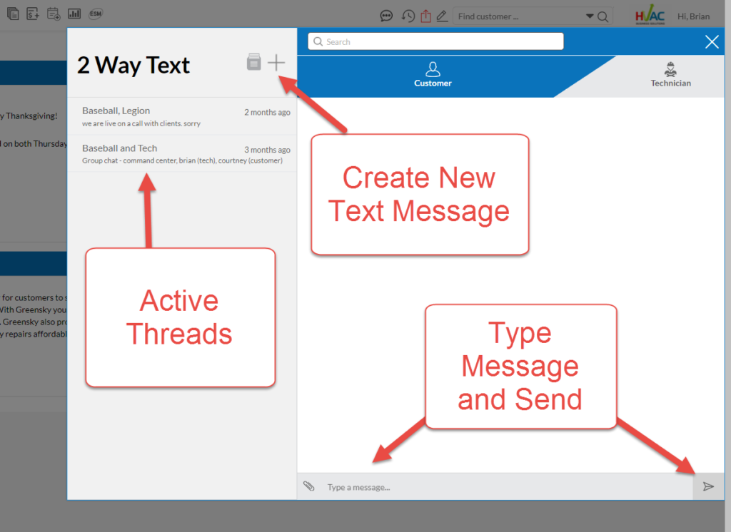 2 Way Text Window Controls