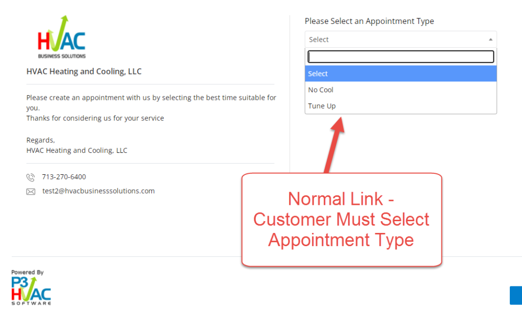 Calendar - Normal Link