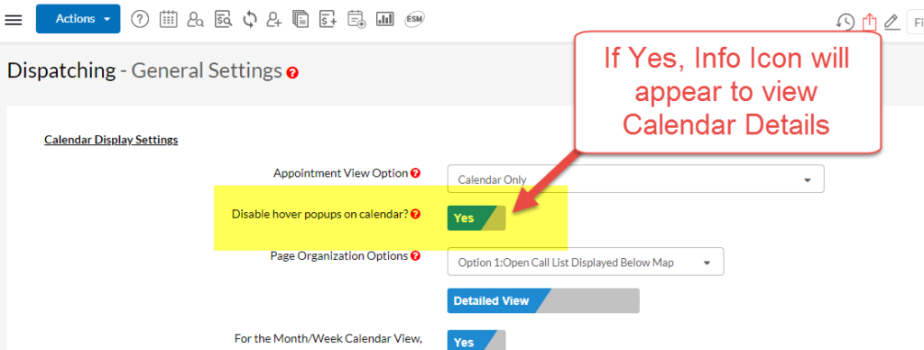HVAC Calendar Setting