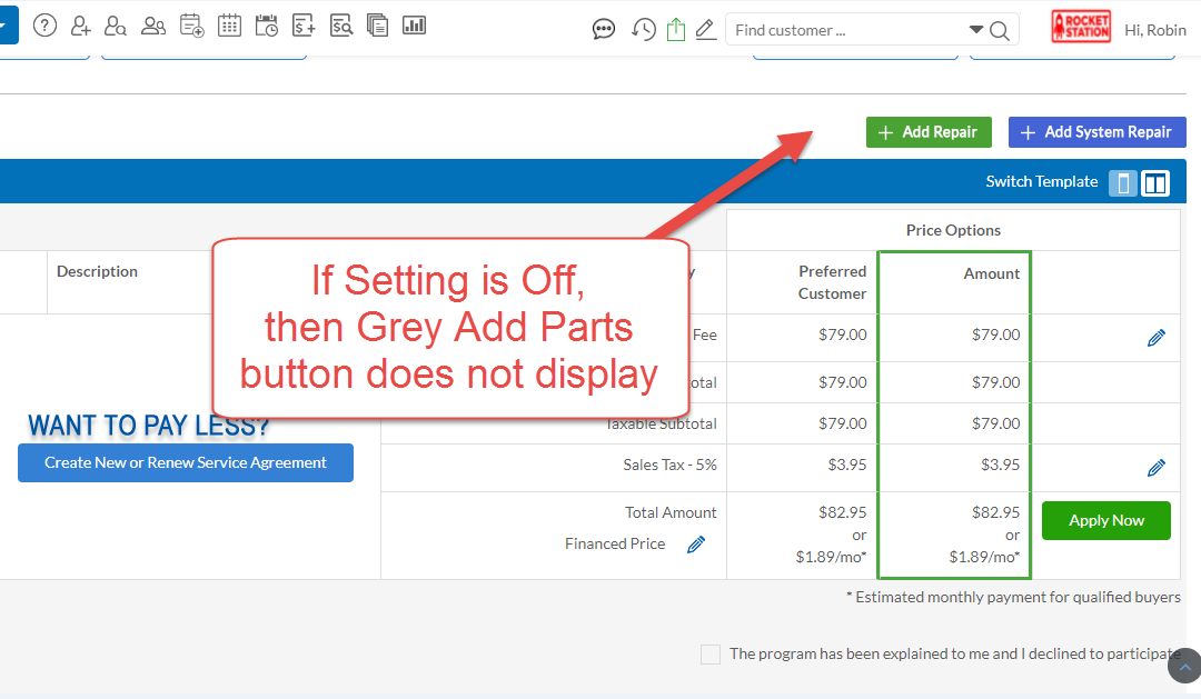 Tuesday Tool Tip – New Invoice Setting