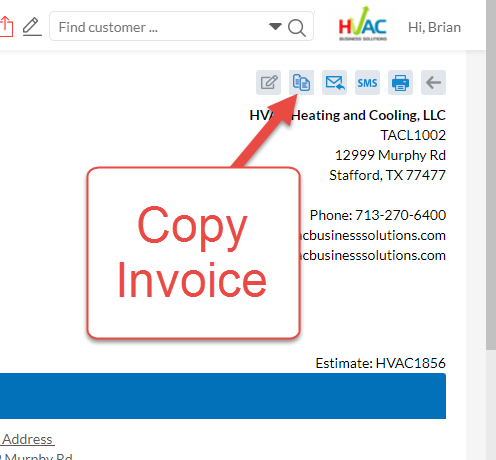 Tuesday Tool Tip – Copy Invoice