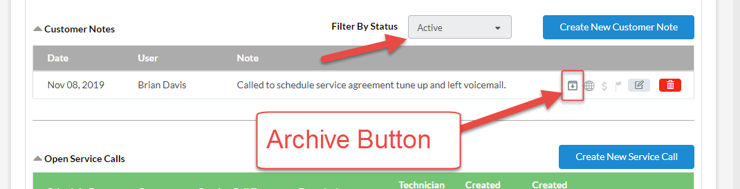 Tuesday Tool Tip – Archive Customer Notes