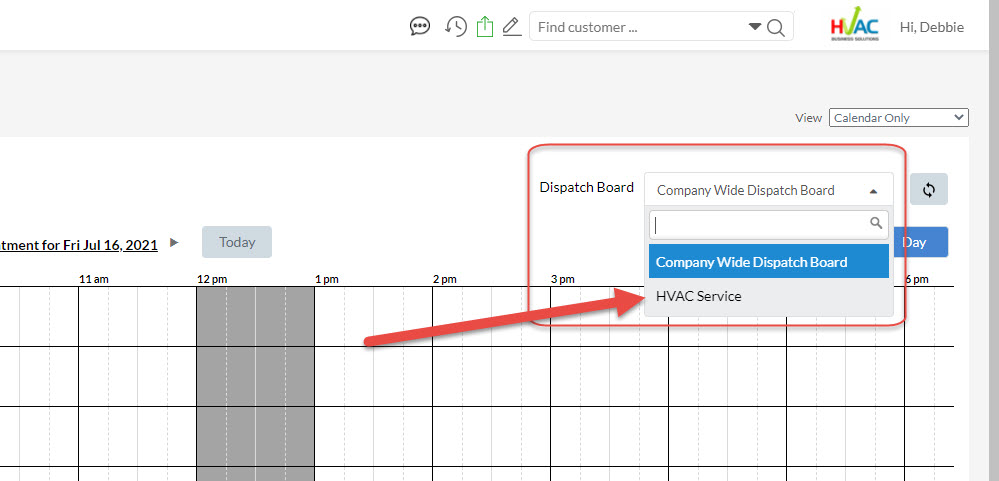Tuesday Tool Tip – P3 HVAC Software – Dispatch Boards
