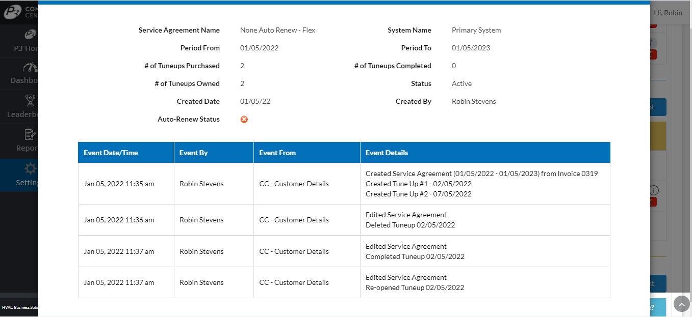 Example-Service-Agreement-Log