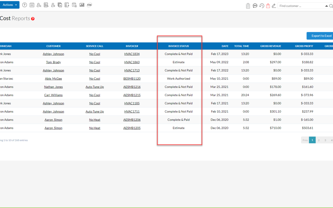 Tuesday Tool Tip – Job Cost Report