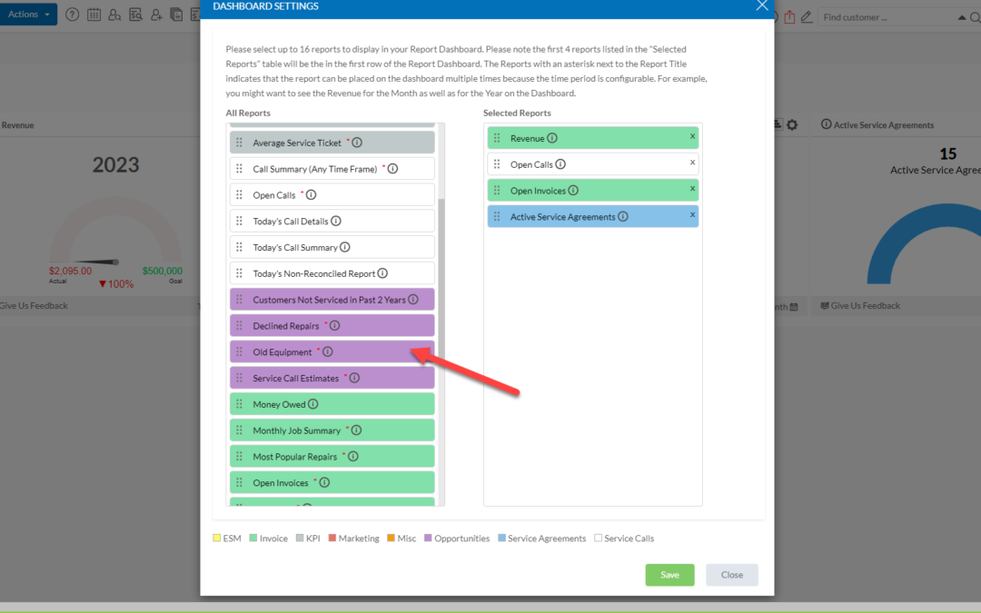 Tuesday Tool Tip – Customize Report Dashboard