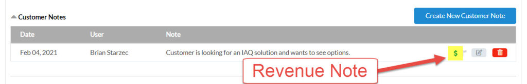 When Green the Note is a Revenue Note