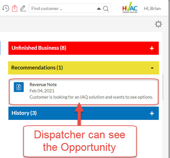 Tuesday Tool Tip – P3 HVAC Software – Revenue Note