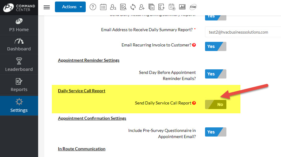 Tuesday Tool Tip – P3 HVAC Software – Daily Service Call Report