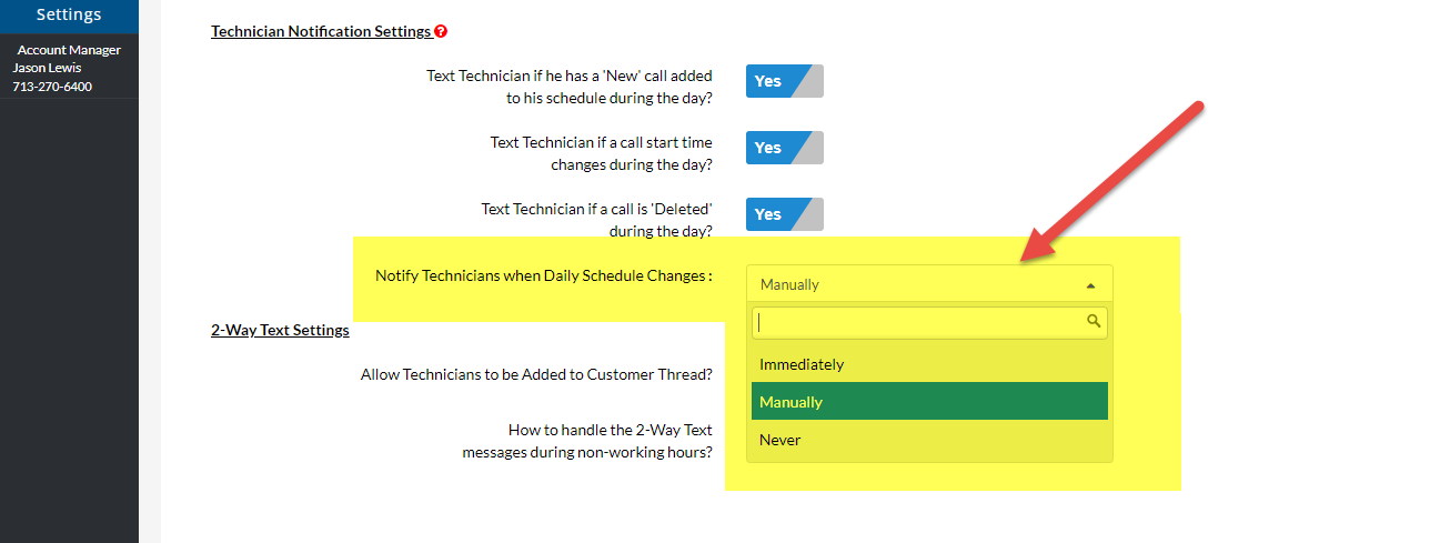 Text-Notification-Setting
