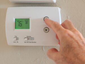 Setting thermostat